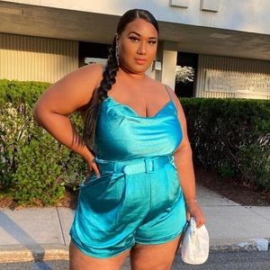 Turquoise romper